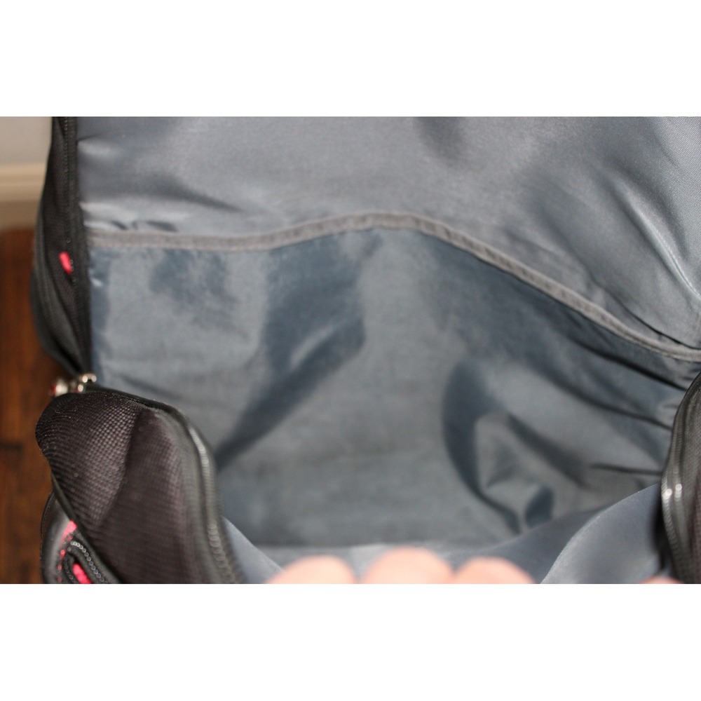 Wenger Swiss Gear Pegasus 17" Laptop Computer Backpack Black/Gray - Picture 6 of 7